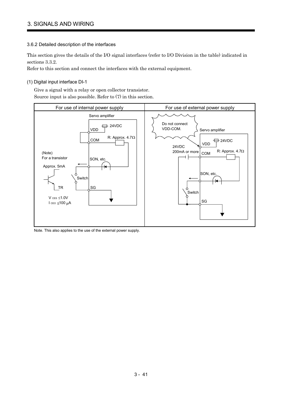 2 detailed description of the interfaces, Signals and wiring | MITSUBISHI ELECTRIC MR-J2S- A User Manual | Page 88 / 402