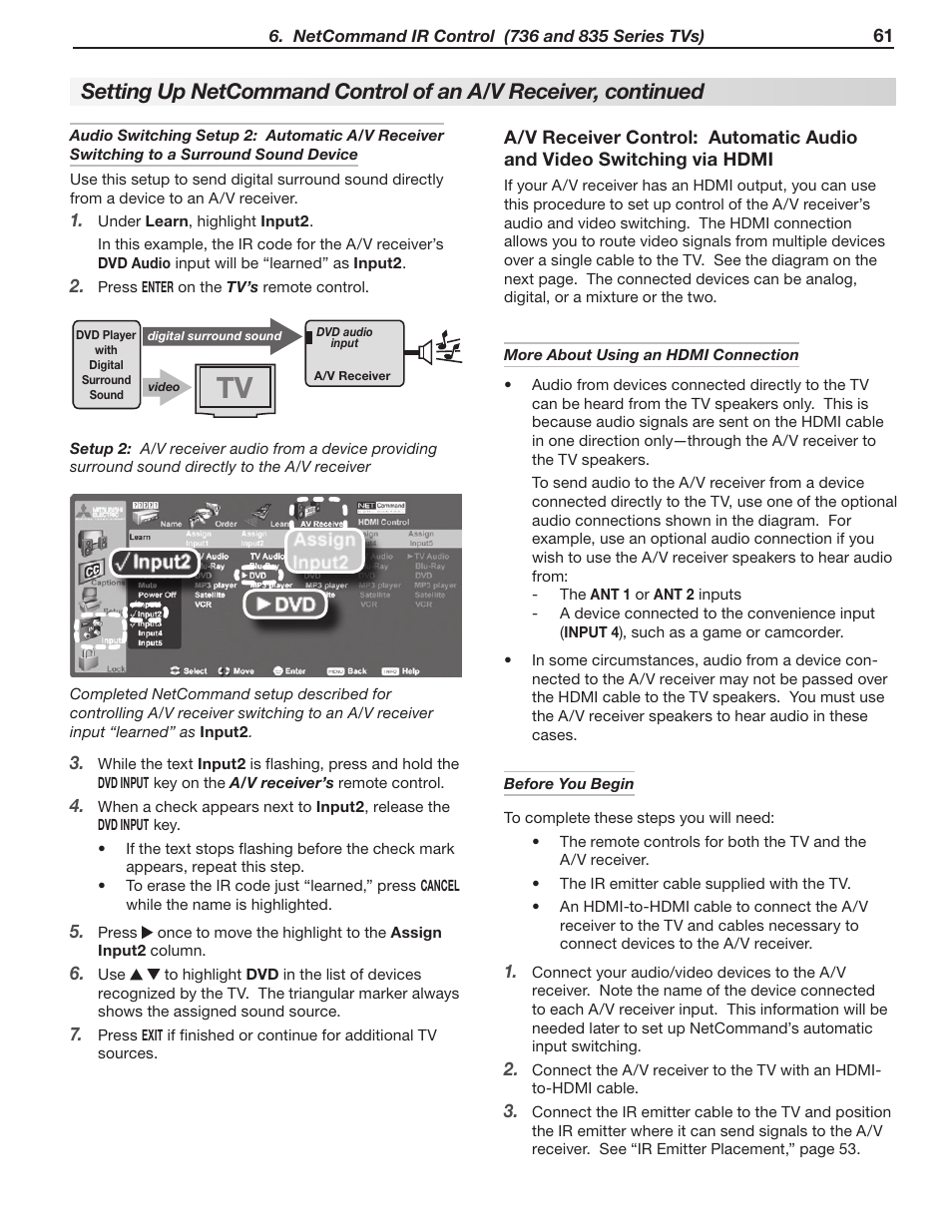 MITSUBISHI ELECTRIC WD-60C8 User Manual | Page 61 / 94