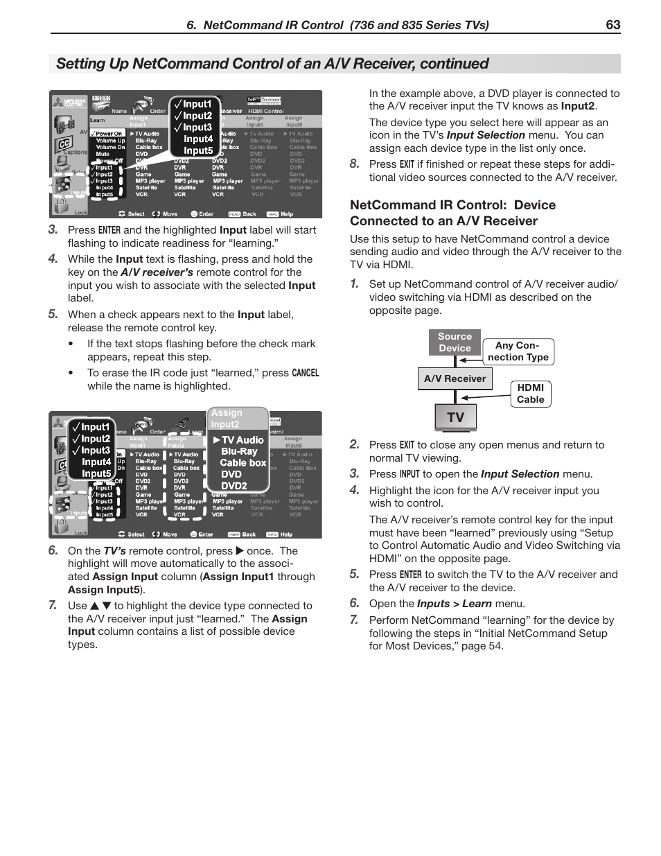 MITSUBISHI ELECTRIC WD-60C8 User Manual | Page 63 / 94