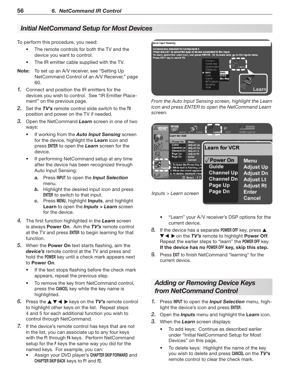 Initial netcommand setup for most devices | MITSUBISHI ELECTRIC LT-40148 User Manual | Page 56 / 96