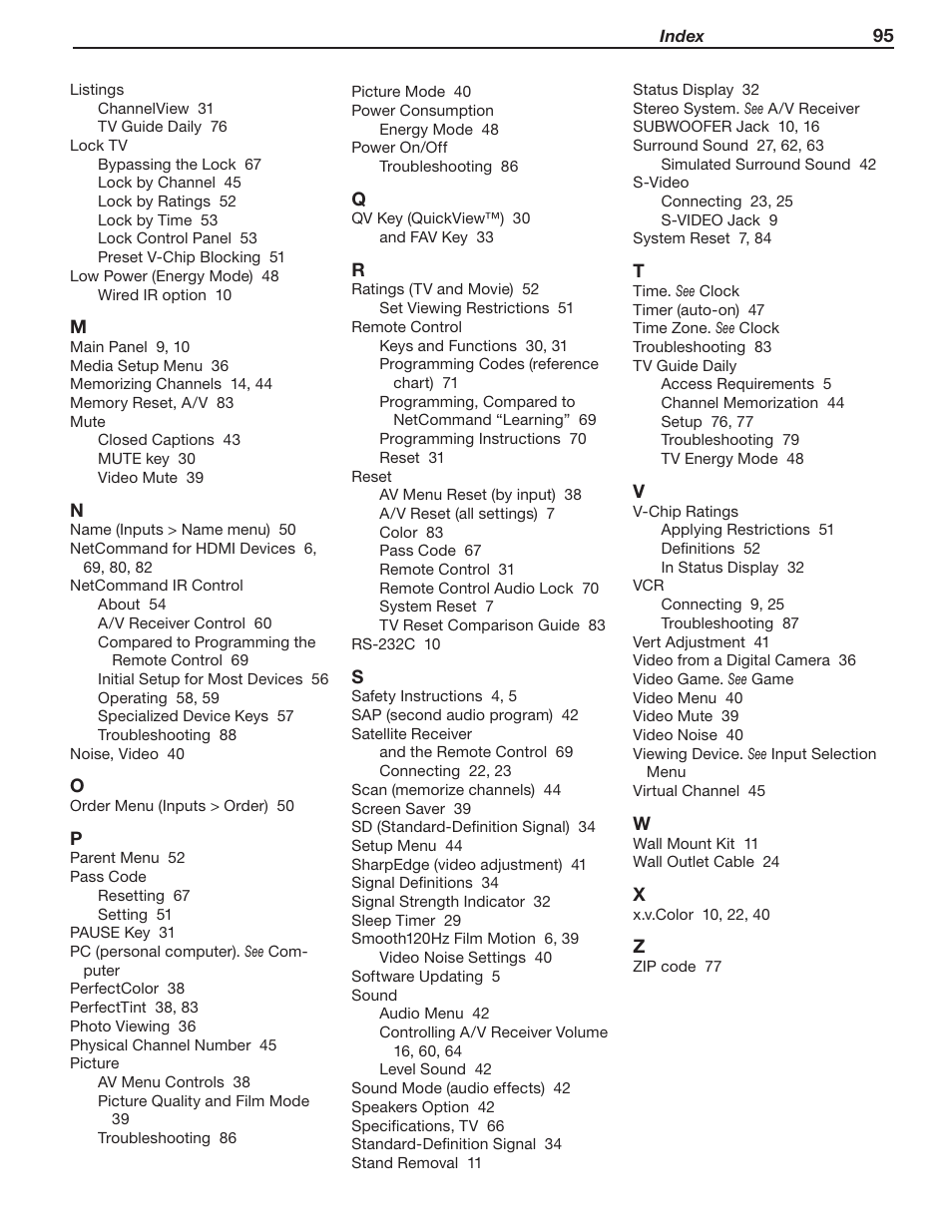 MITSUBISHI ELECTRIC LT-40148 User Manual | Page 95 / 96