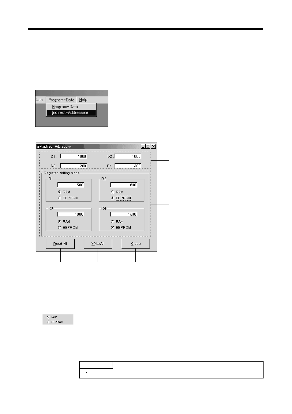 2 indirect addressing, Servo configuration software | MITSUBISHI ELECTRIC MR-J2S- CL User Manual | Page 168 / 337