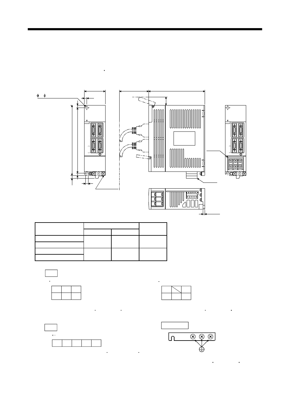 Outline dimension drawings, 1 servo amplifiers | MITSUBISHI ELECTRIC MR-J2S- CL User Manual | Page 238 / 337