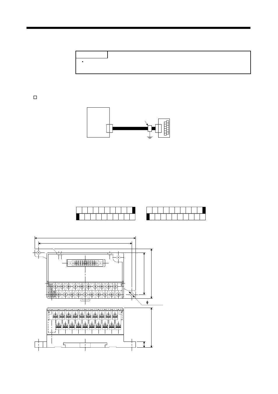5 junction terminal block (mr-tb20), Options and auxiliary equipment, 3) outline drawing | MITSUBISHI ELECTRIC MR-J2S- CL User Manual | Page 275 / 337