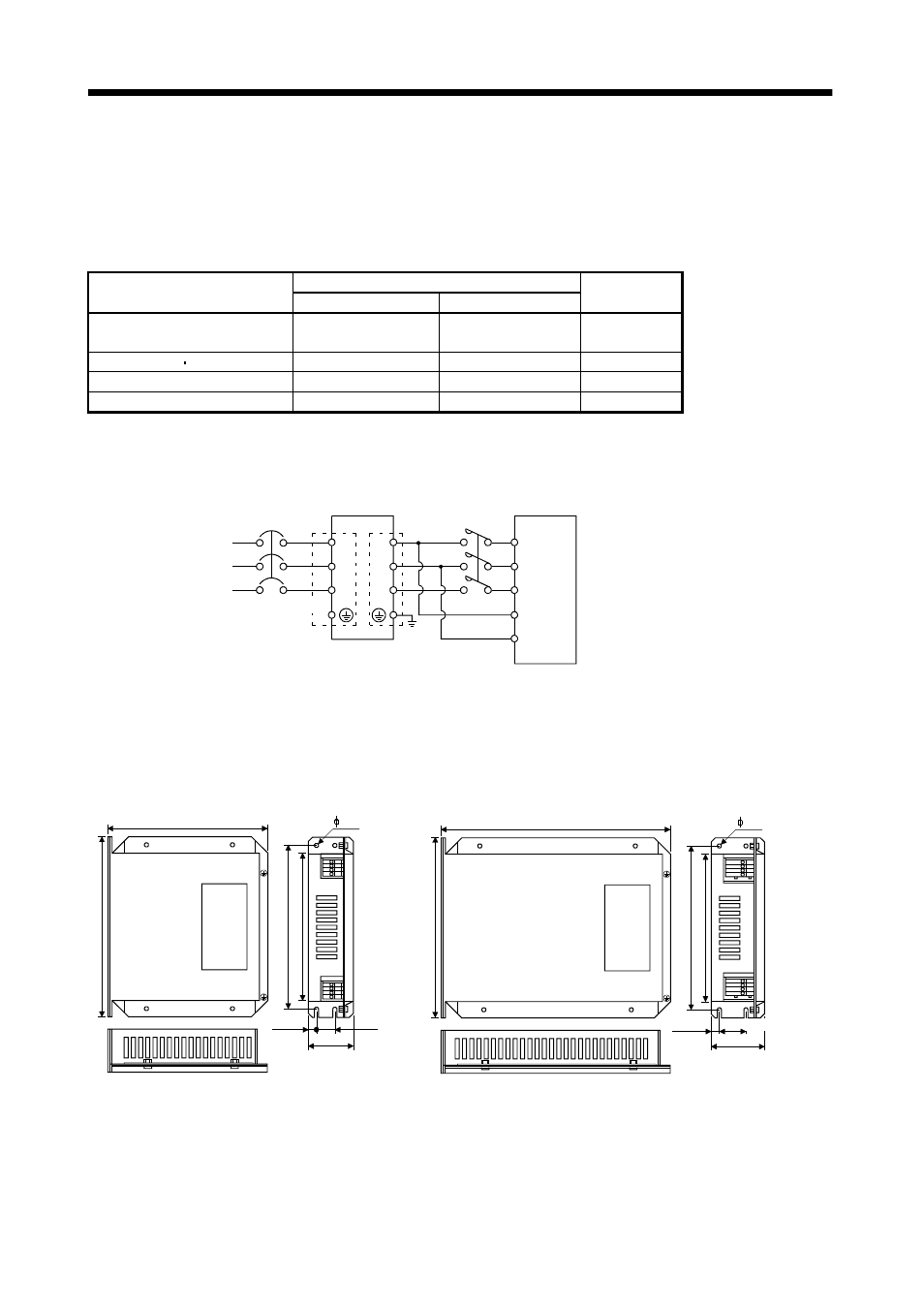 8 emc filter, Options and auxiliary equipment, 2) connection example | 3) outline drawing | MITSUBISHI ELECTRIC MR-J2S- CL User Manual | Page 294 / 337