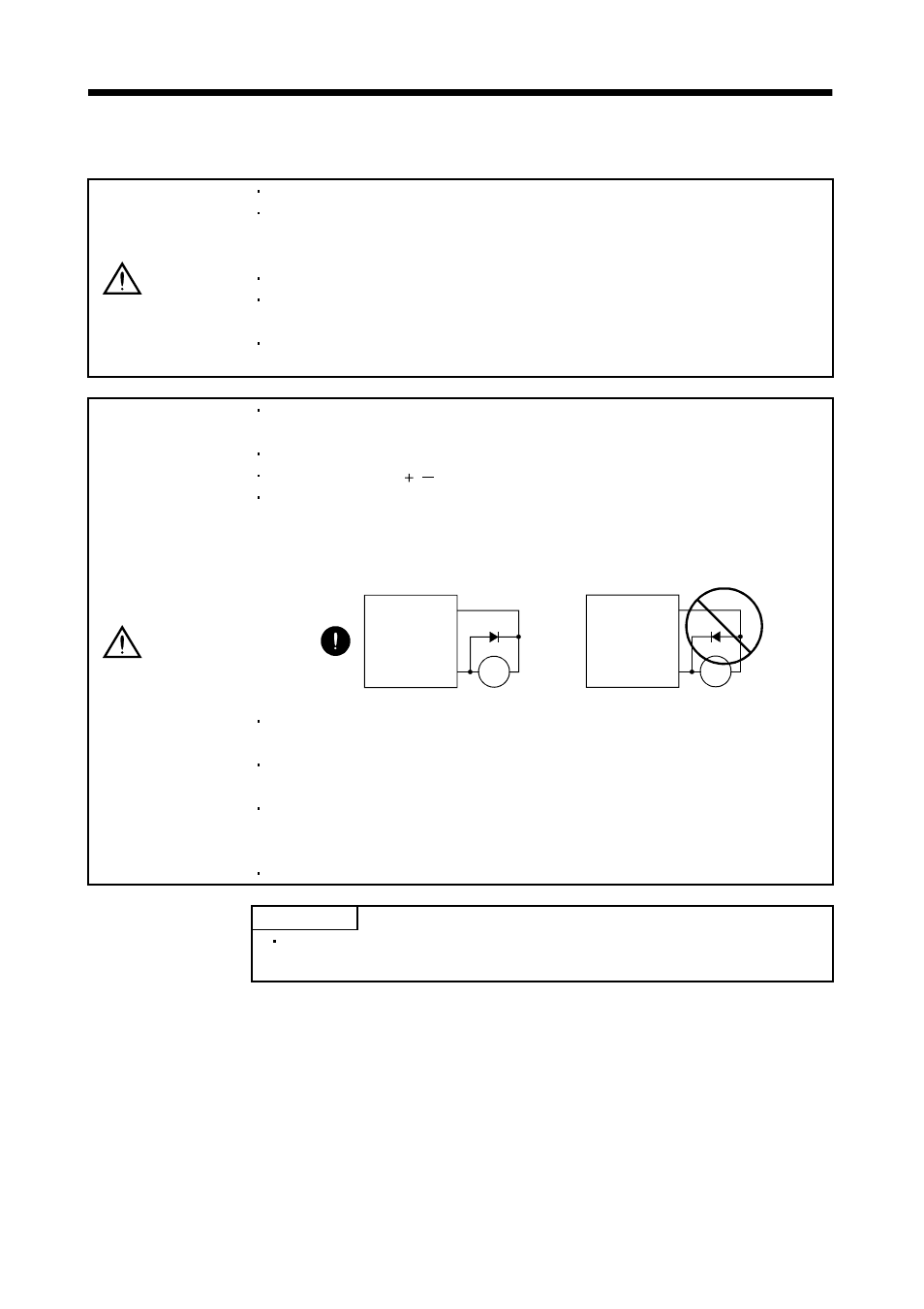 Signals and wiring, Signals and wiring warning, Caution | MITSUBISHI ELECTRIC MR-J2S- CL User Manual | Page 48 / 337