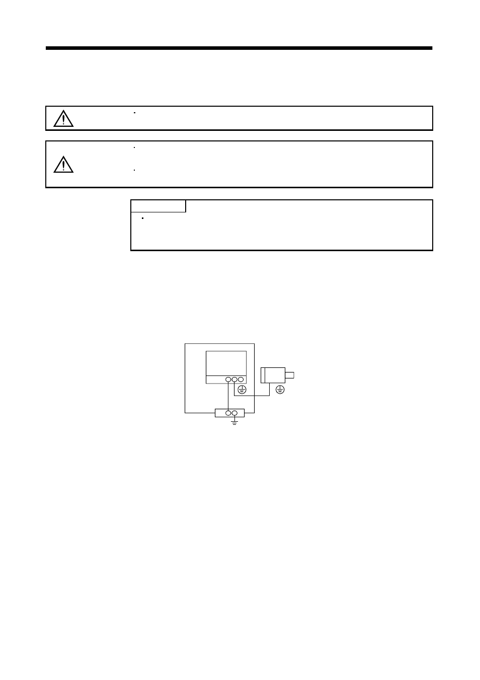 8 connection of servo amplifier and servo motor, 1 connection instructions, 2 connection diagram | Signals and wiring, Warning, Caution | MITSUBISHI ELECTRIC MR-J2S- CL User Manual | Page 74 / 337