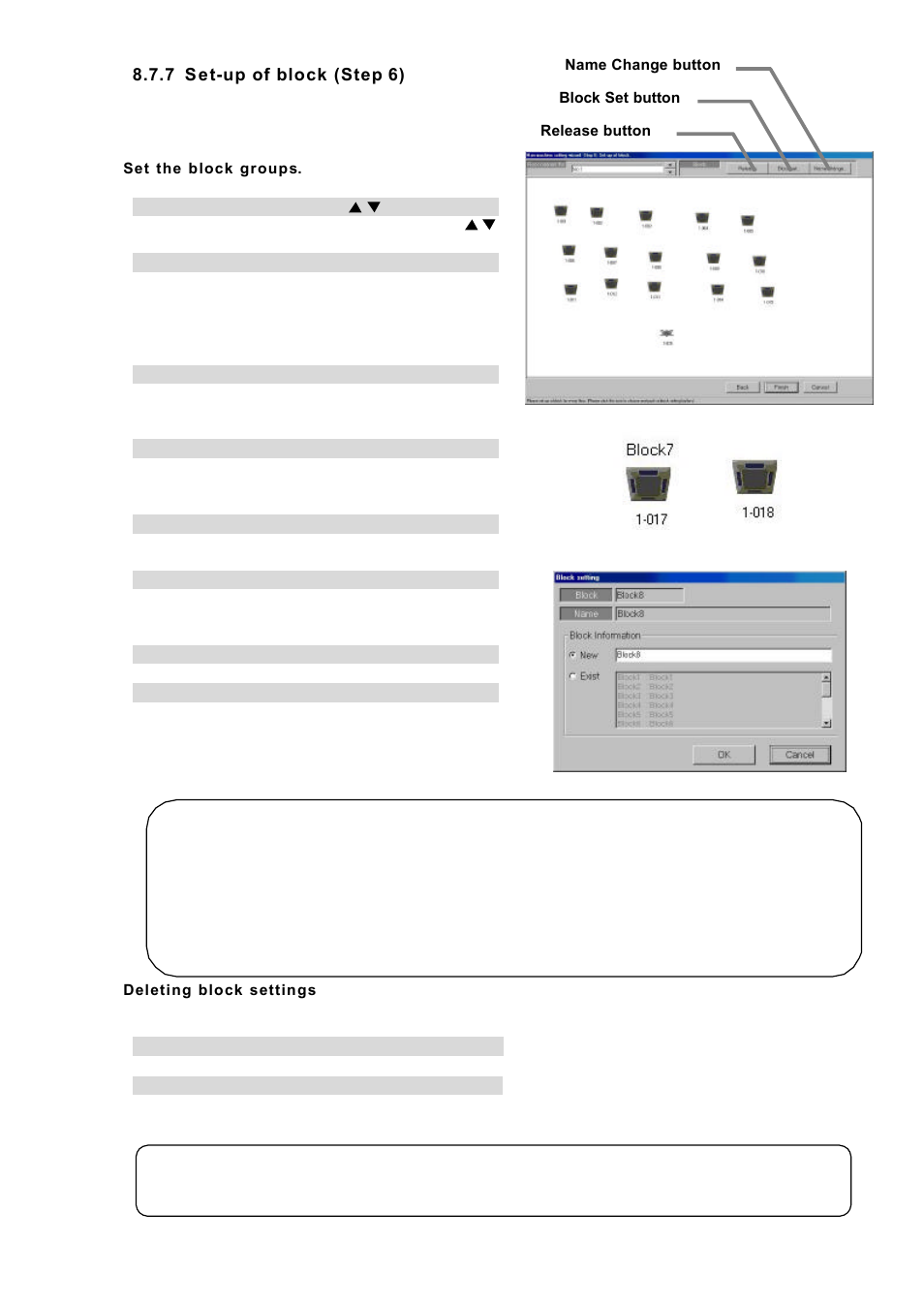 7 set-up of block (step 6) | MITSUBISHI ELECTRIC TG-2000A User Manual | Page 41 / 98