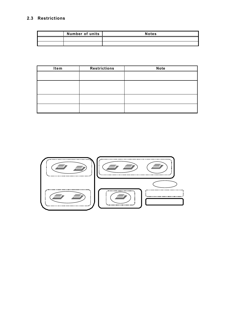 3 restrictions | MITSUBISHI ELECTRIC TG-2000A User Manual | Page 6 / 98