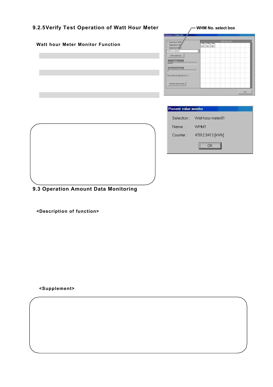 5 verify test operation of watt hour meter, 3 operation amount data monitoring | MITSUBISHI ELECTRIC TG-2000A User Manual | Page 63 / 98