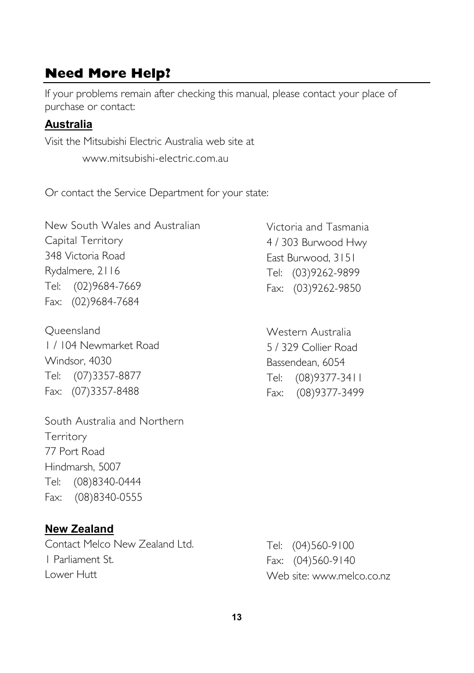 Need more help | MITSUBISHI ELECTRIC 1786FD Colour Monitor User Manual | Page 21 / 22