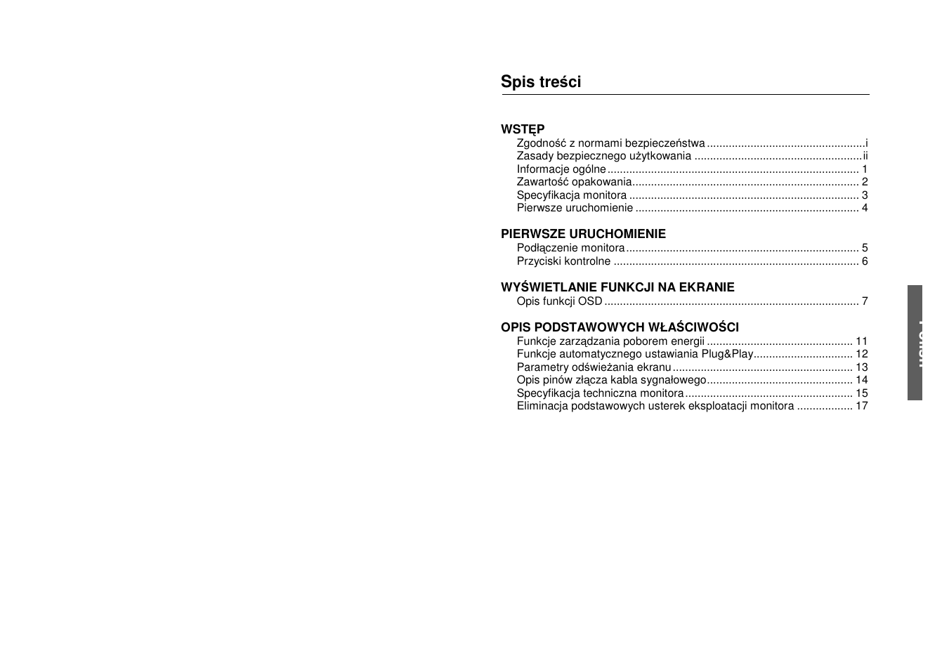 Miro Displays P17F86i User Manual | Page 24 / 35