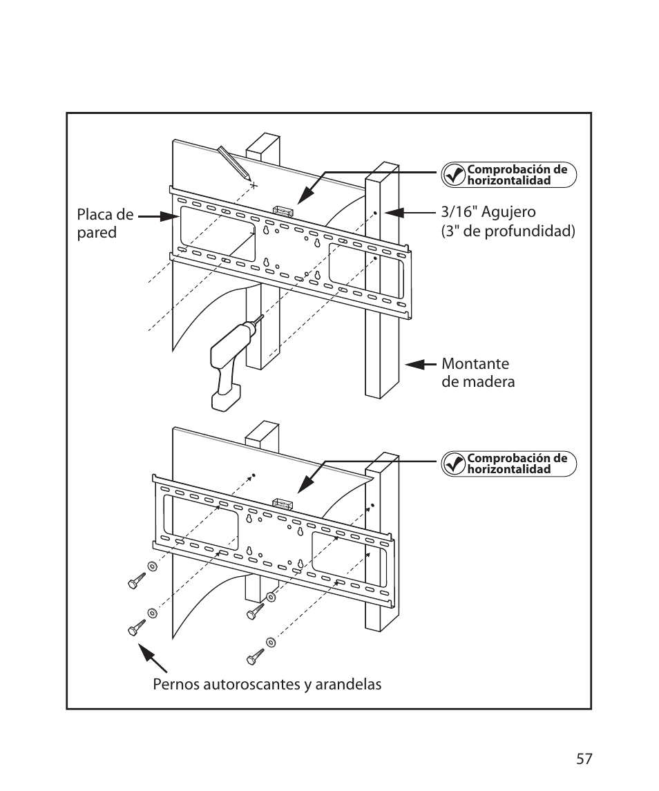 Monster Power FlatScreen Mount SmartViewTM 200L User Manual | Page 61 / 72