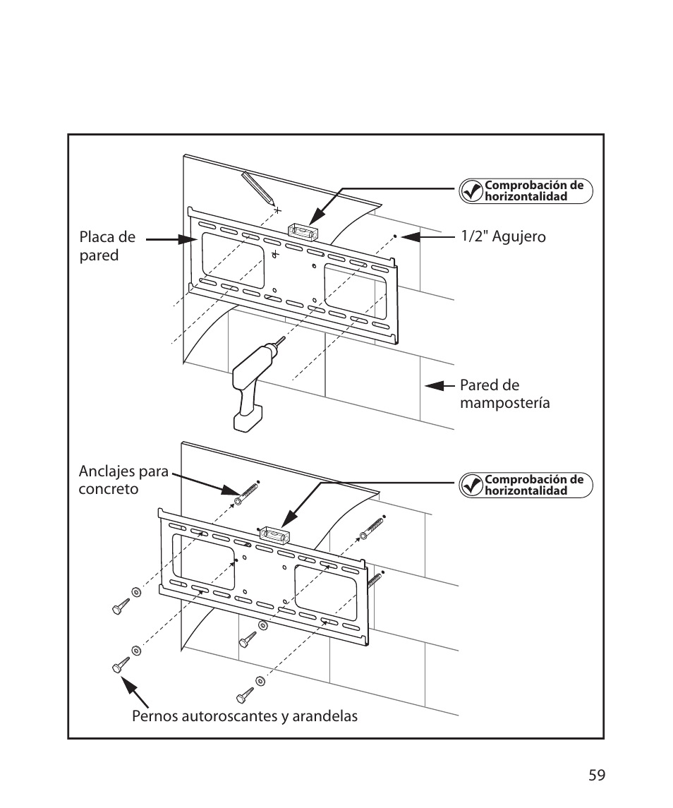 Monster Power FlatScreen Mount SmartViewTM 200L User Manual | Page 63 / 72