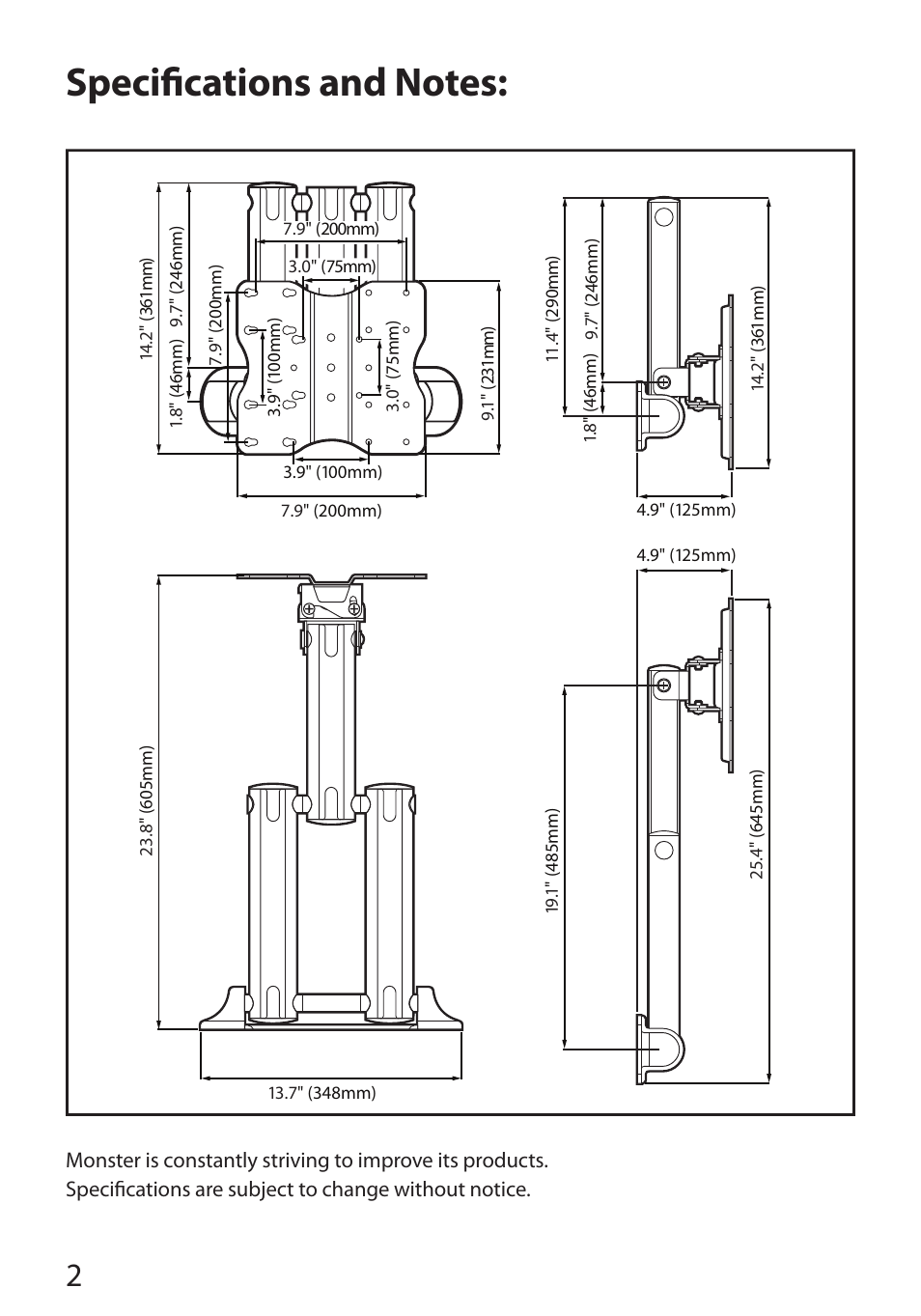 Monster Cable PERFECTVIEW 450M User Manual | Page 6 / 117