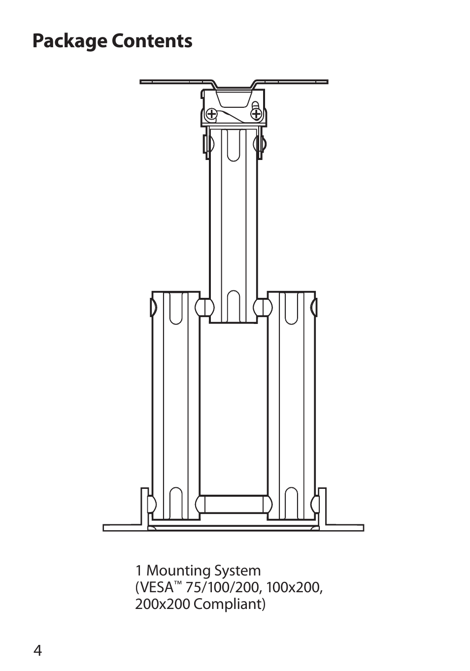 Package contents | Monster Cable PERFECTVIEW 450M User Manual | Page 8 / 117