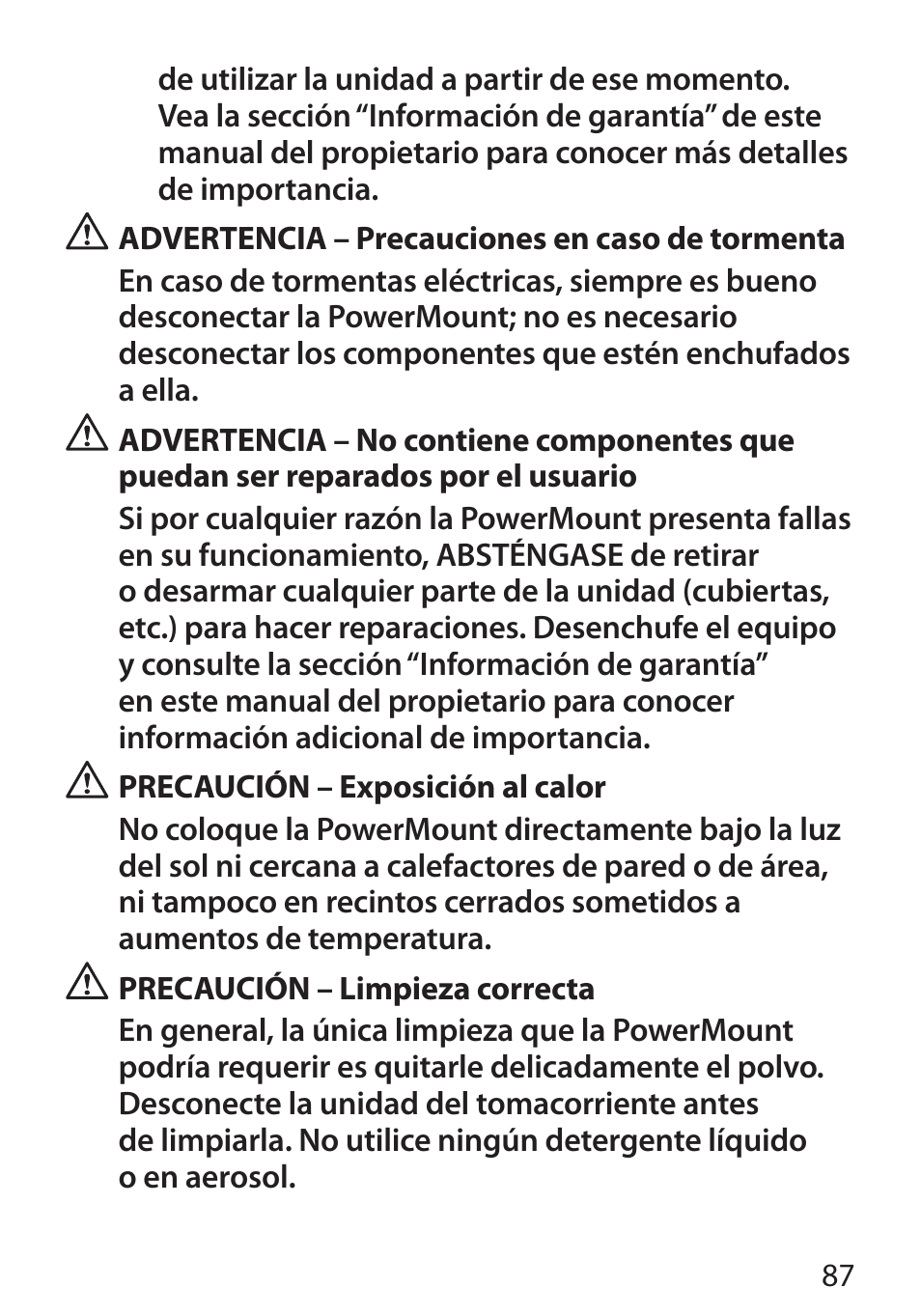 Monster Cable PERFECTVIEW 450M User Manual | Page 91 / 117
