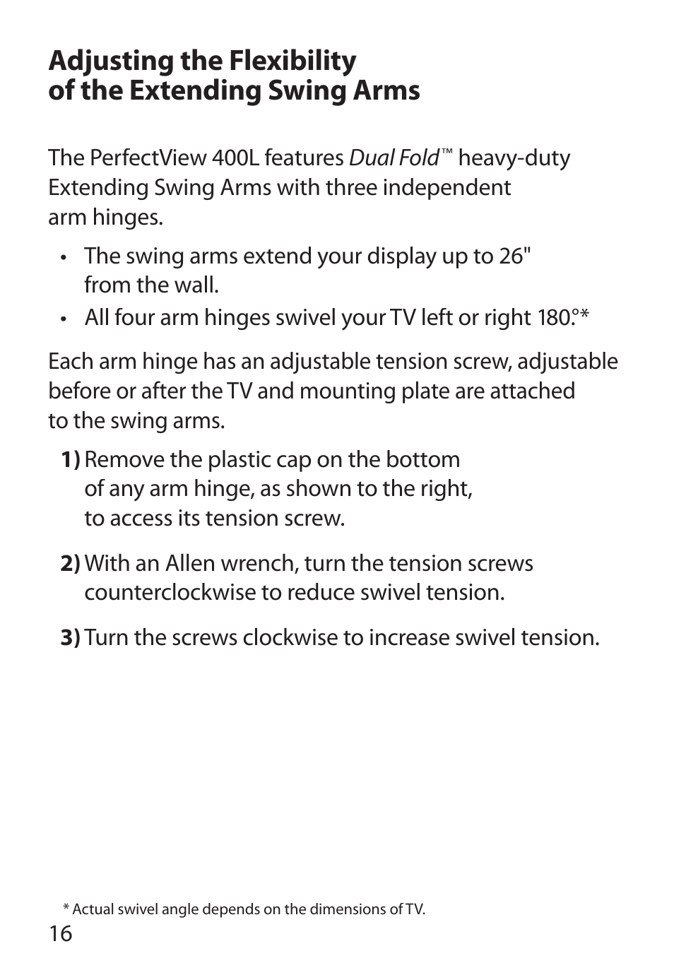 Monster Cable PerfectView 400L User Manual | Page 20 / 90