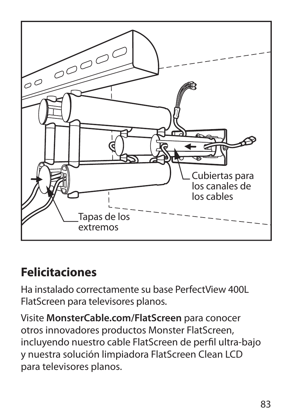 Felicitaciones | Monster Cable PerfectView 400L User Manual | Page 87 / 90