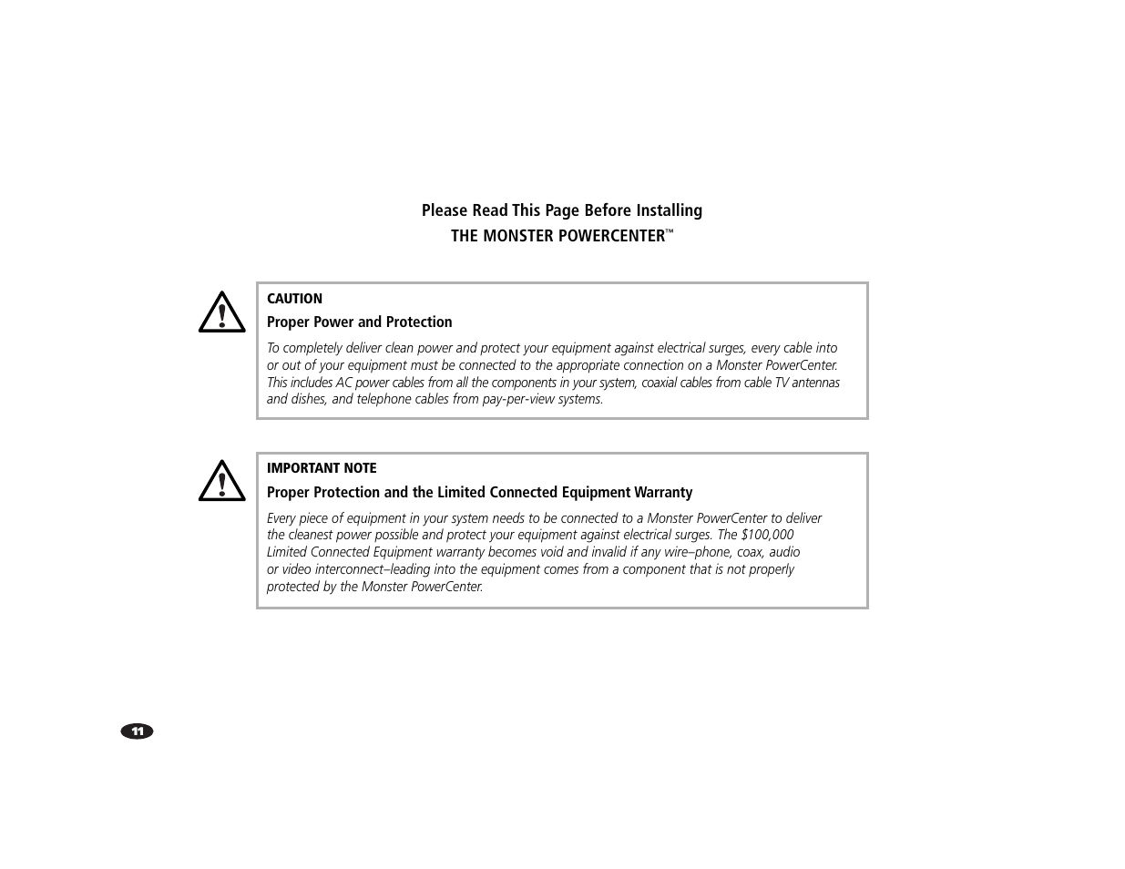 Monster Power HTS3000 User Manual | Page 15 / 43