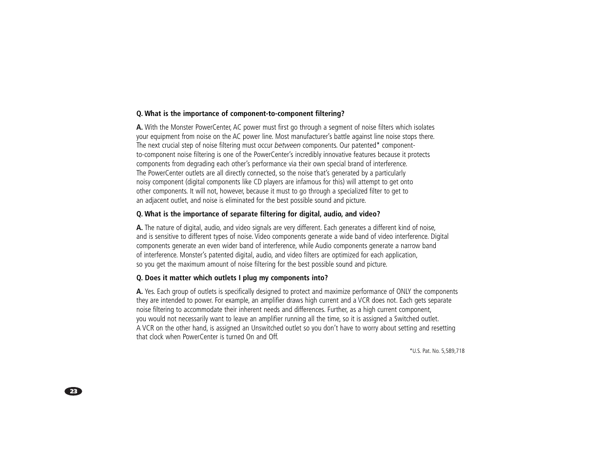 Monster Power HTS3000 User Manual | Page 27 / 43