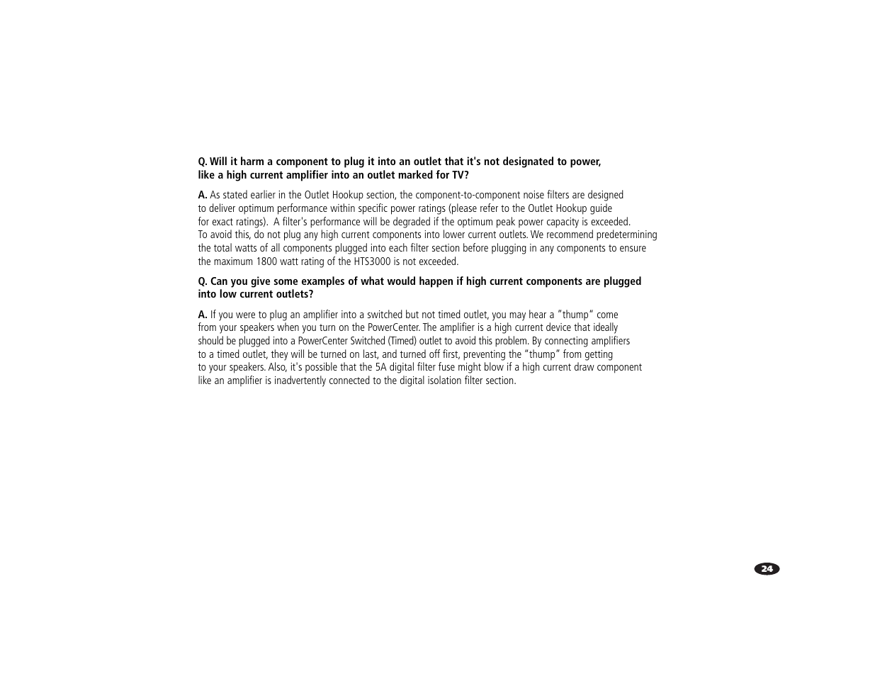 Monster Power HTS3000 User Manual | Page 28 / 43