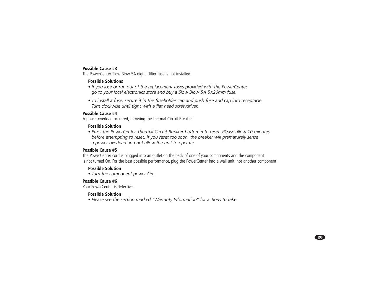 Monster Power HTS3000 User Manual | Page 30 / 43