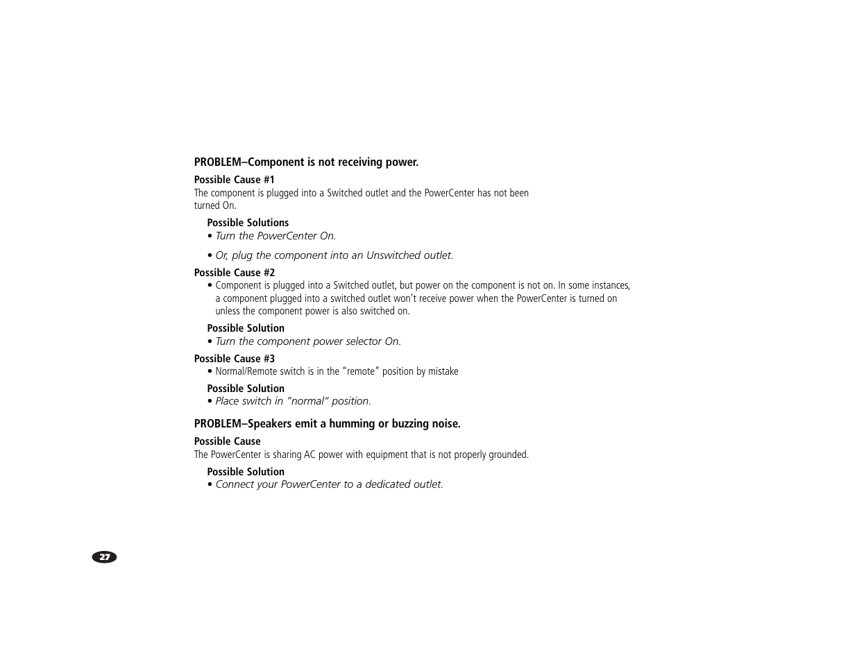Monster Power HTS3000 User Manual | Page 31 / 43