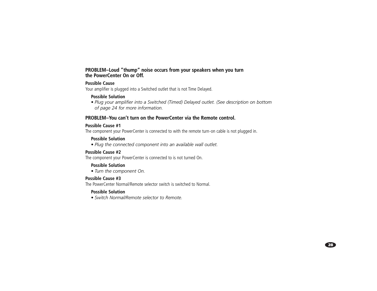 Monster Power HTS3000 User Manual | Page 32 / 43