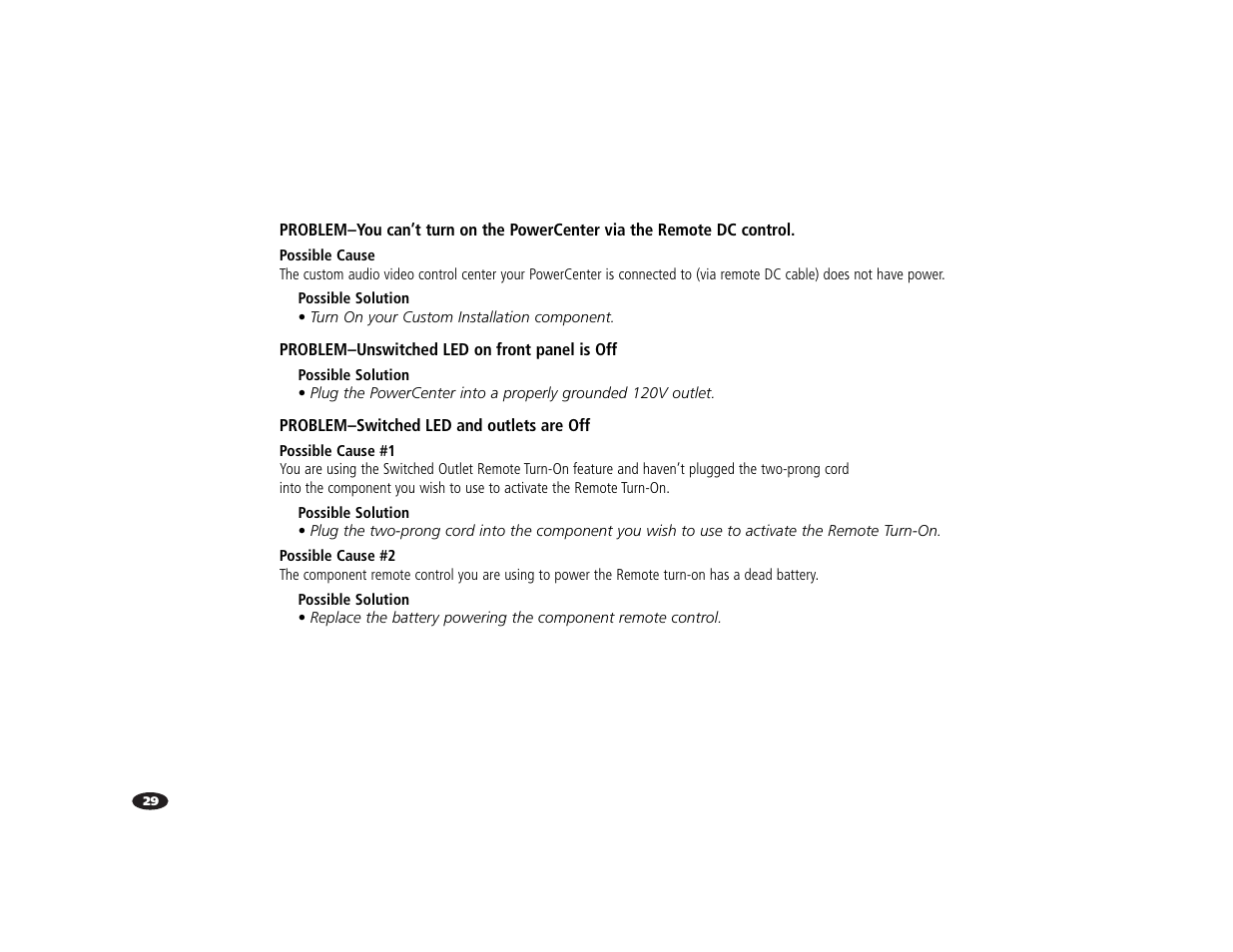 Monster Power HTS3000 User Manual | Page 33 / 43