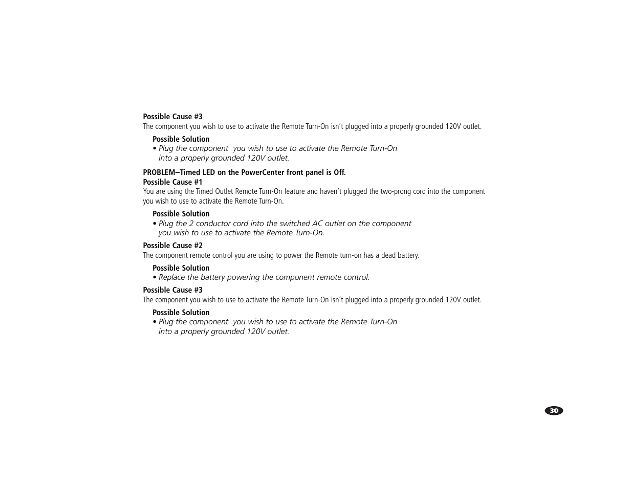 Monster Power HTS3000 User Manual | Page 34 / 43