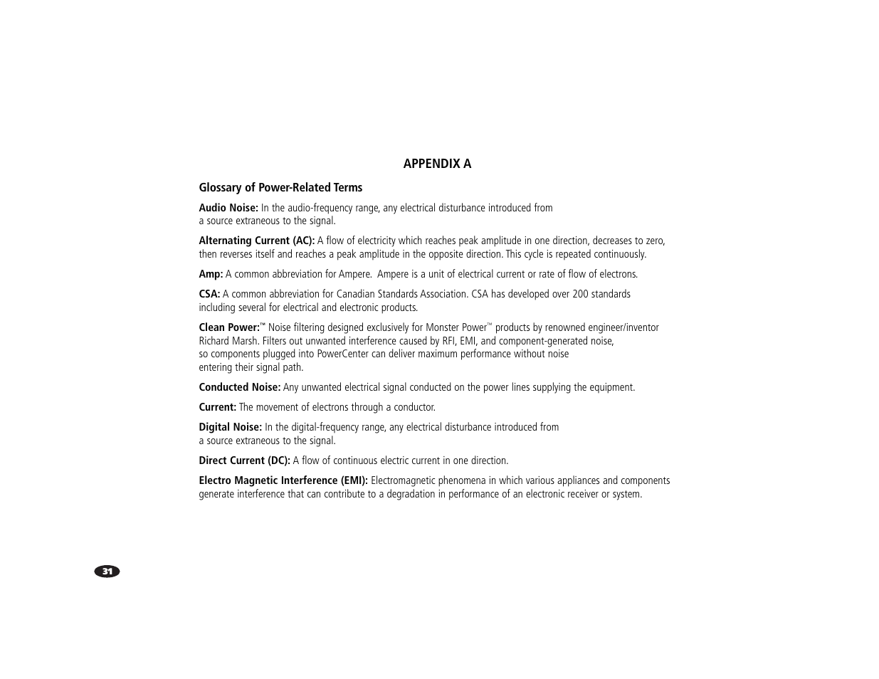 Monster Power HTS3000 User Manual | Page 35 / 43