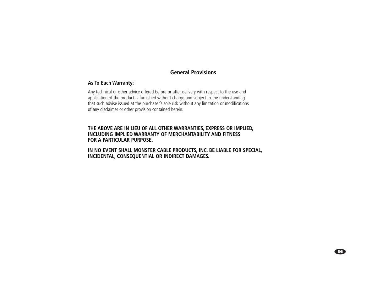 Monster Power HTS3000 User Manual | Page 40 / 43