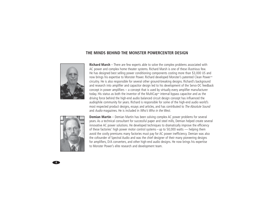 Monster Power HTFS500 POWERCENTER User Manual | Page 9 / 25