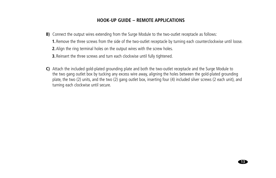 Monster Power 15 Amp User Manual | Page 19 / 32