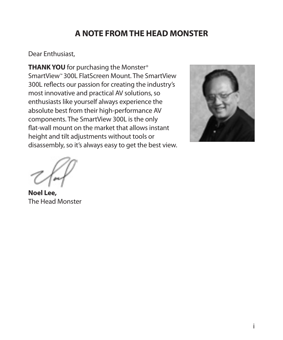 Monster Cable SMARTVIEW 300L User Manual | Page 3 / 72