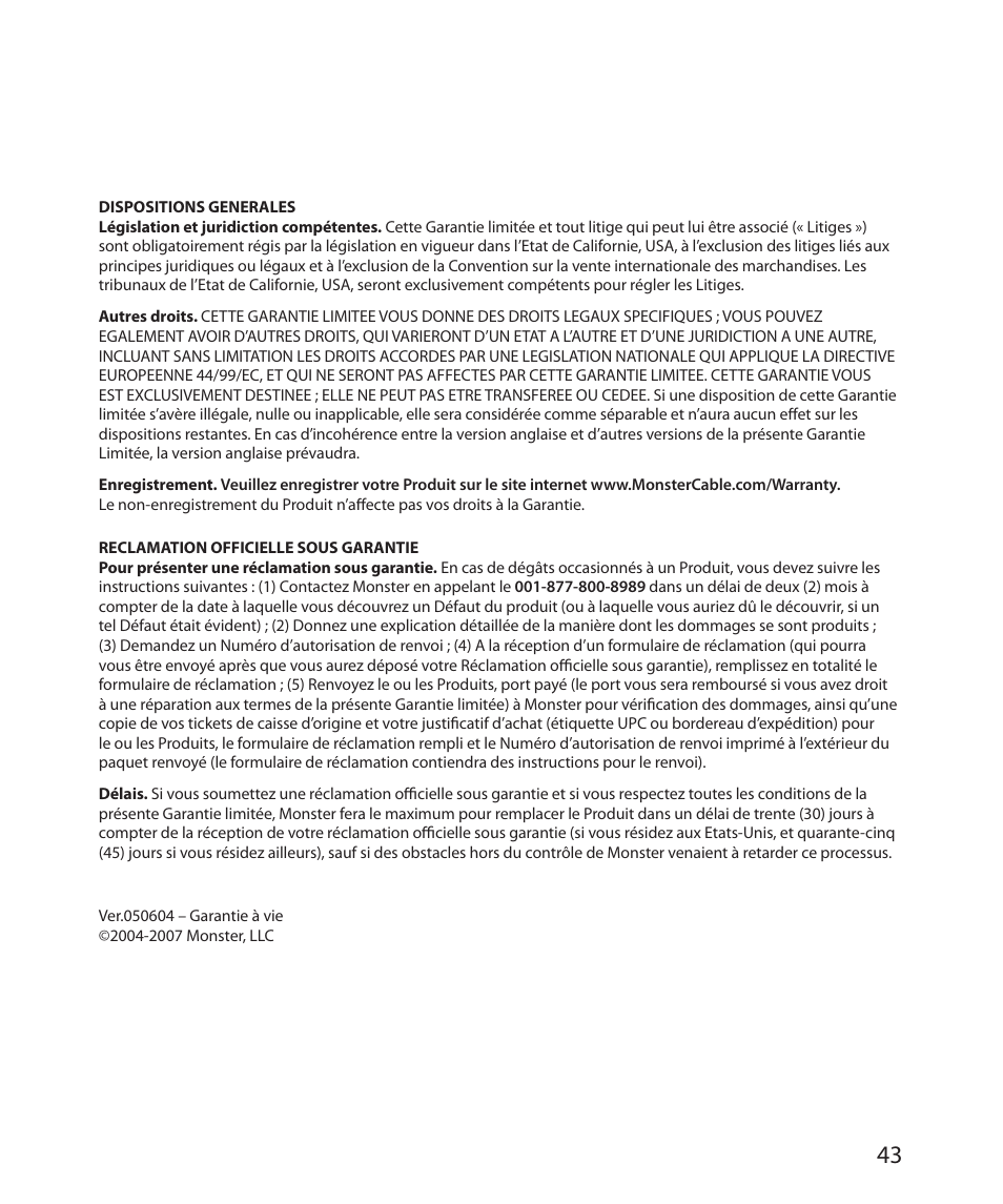 Monster Cable SMARTVIEW 300L User Manual | Page 47 / 72