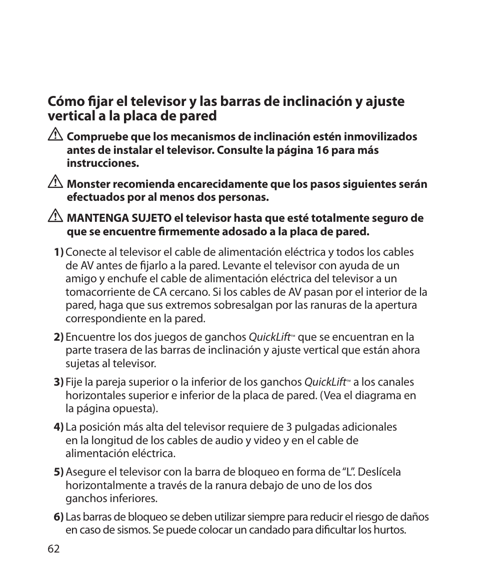 Monster Cable SMARTVIEW 300L User Manual | Page 66 / 72