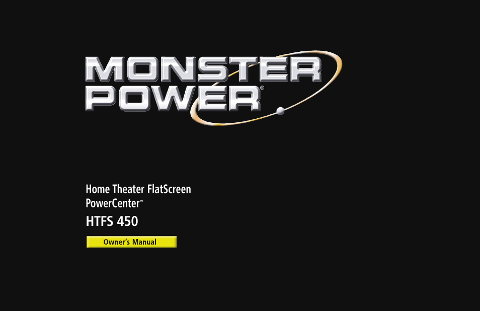 Monster Power PowerCenter HTFS 450 User Manual | 25 pages
