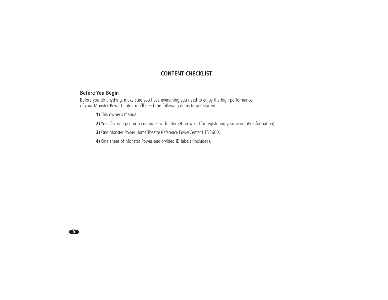 Monster Power HTS2600 User Manual | Page 11 / 46
