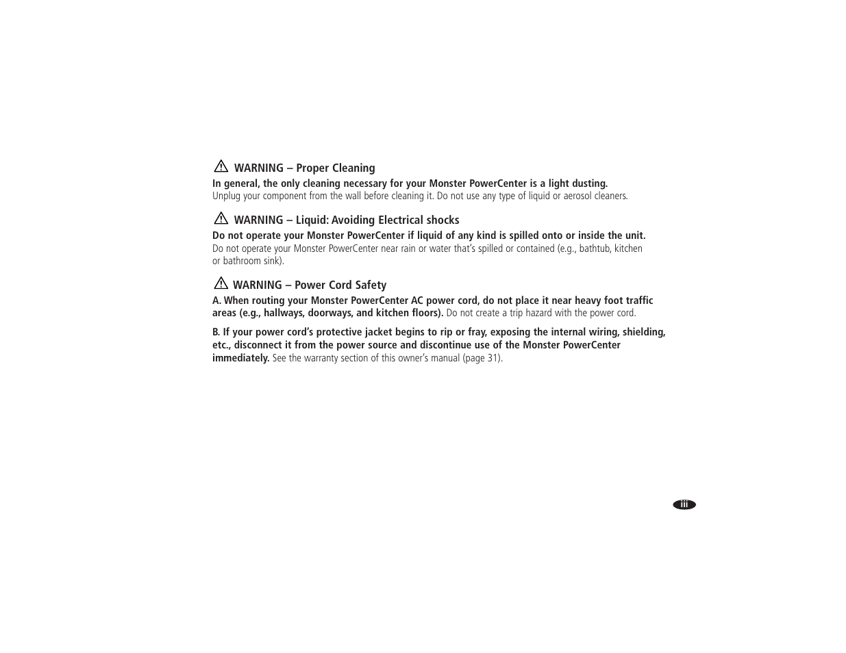 Monster Power HTS2600 User Manual | Page 4 / 46