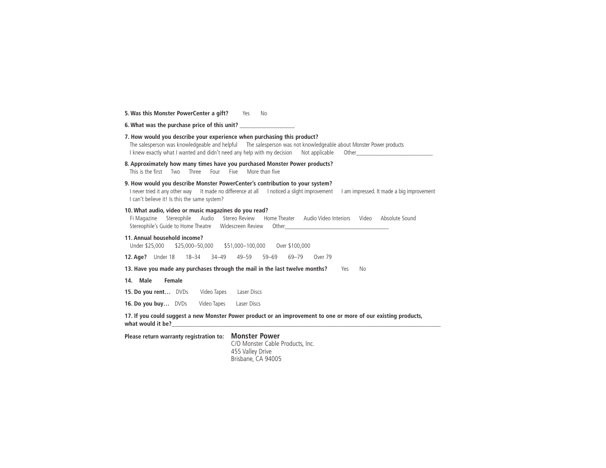 Monster Power HTS2600 User Manual | Page 43 / 46