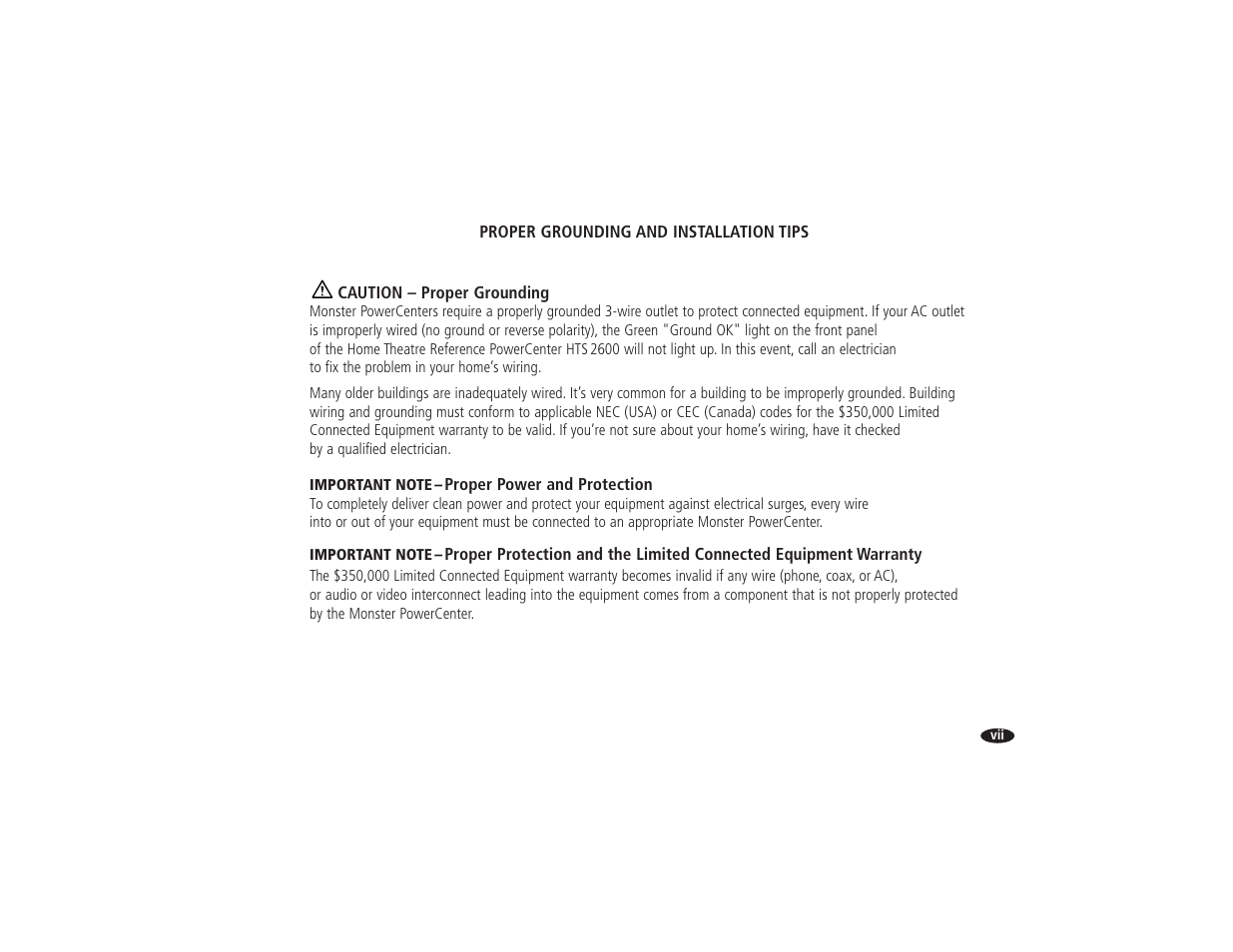 Monster Power HTS2600 User Manual | Page 6 / 46