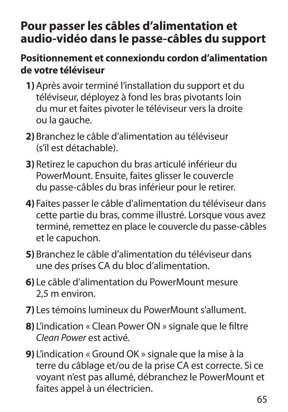 Monster Cable PERFECTVIEW 450L User Manual | Page 69 / 113