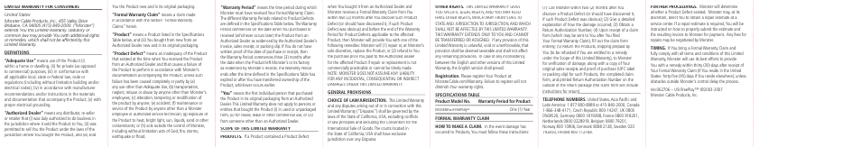 Monster Power iFreePlay Cordless Headphone User Manual | Page 2 / 2