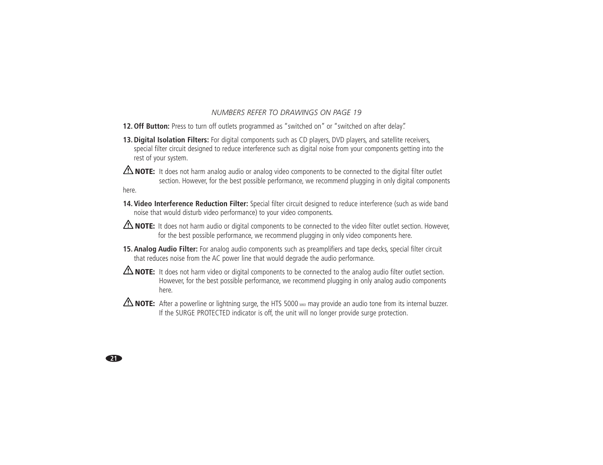 Monster Power HTS 5000 User Manual | Page 27 / 41