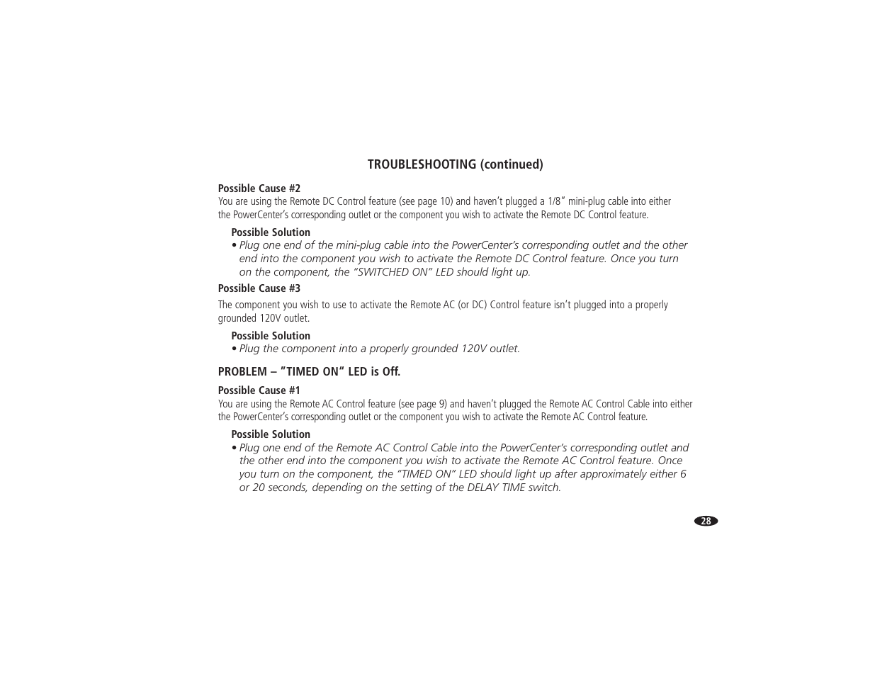 Monster Power HTS 5000 User Manual | Page 34 / 41