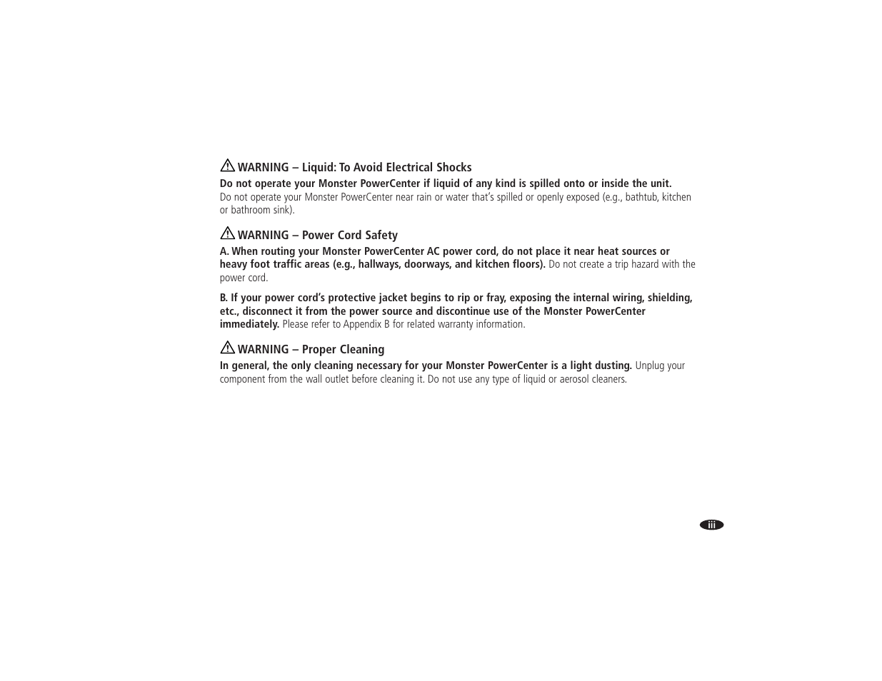 Monster Power HTS 5000 User Manual | Page 4 / 41