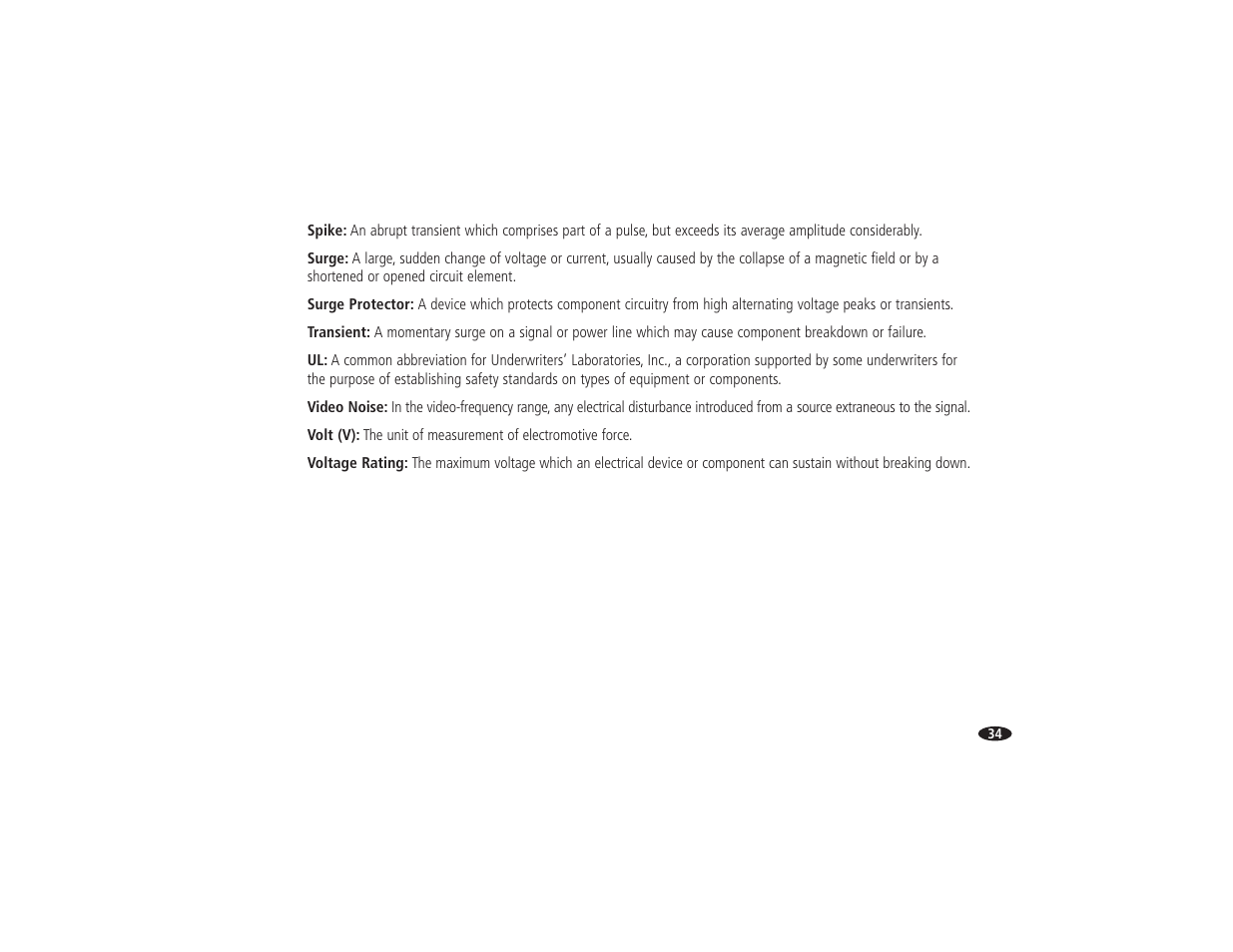 Monster Power HTS 5000 User Manual | Page 40 / 41