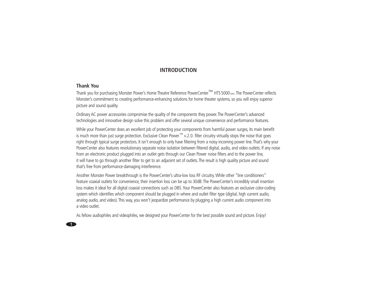 Monster Power HTS 5000 User Manual | Page 7 / 41